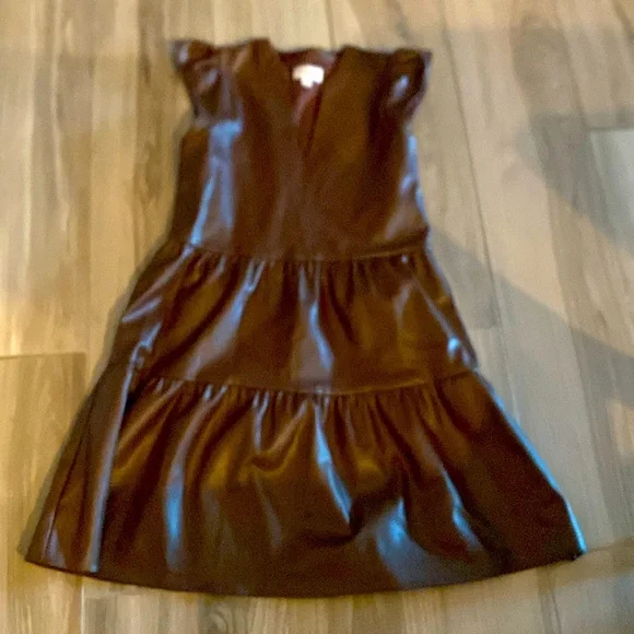Evereve | Dresses | Evereve Dark Cocoa Faux Leather Dress | Poshmark Evereve | Dresses | Evereve Dark Cocoa Faux Leather Dress | Poshmark